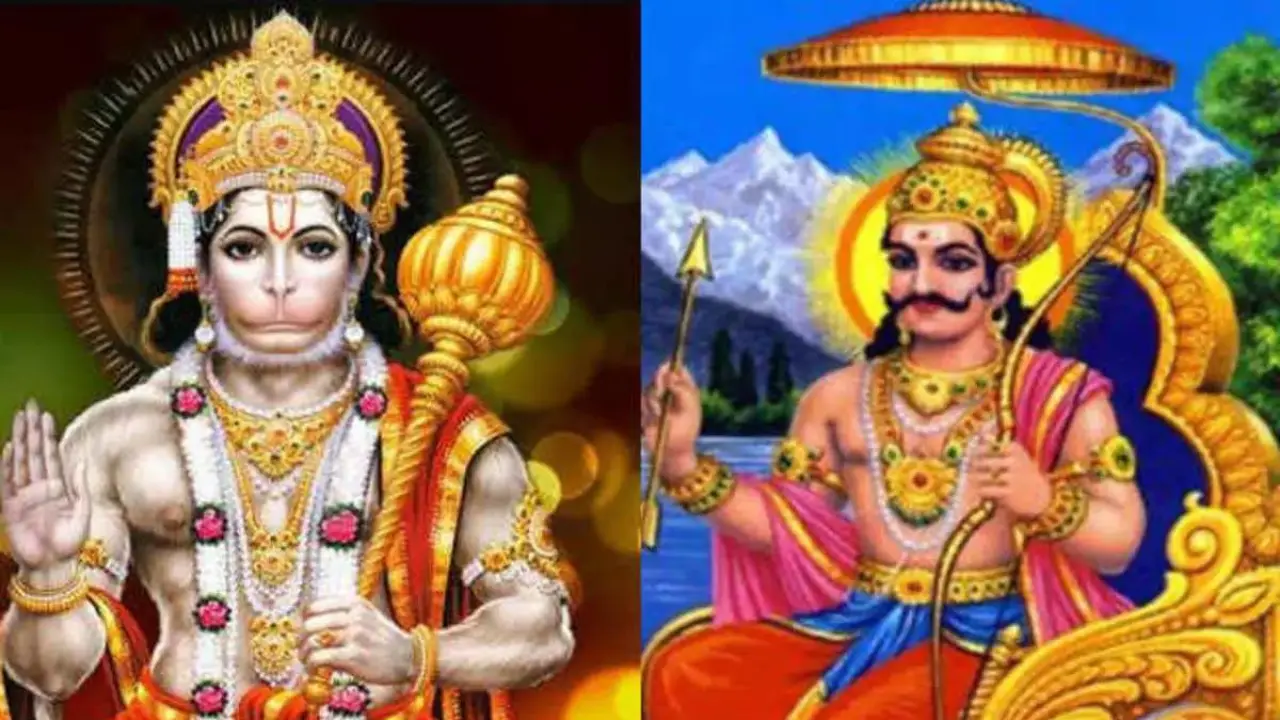 Shani Dev and Hanuman Ji