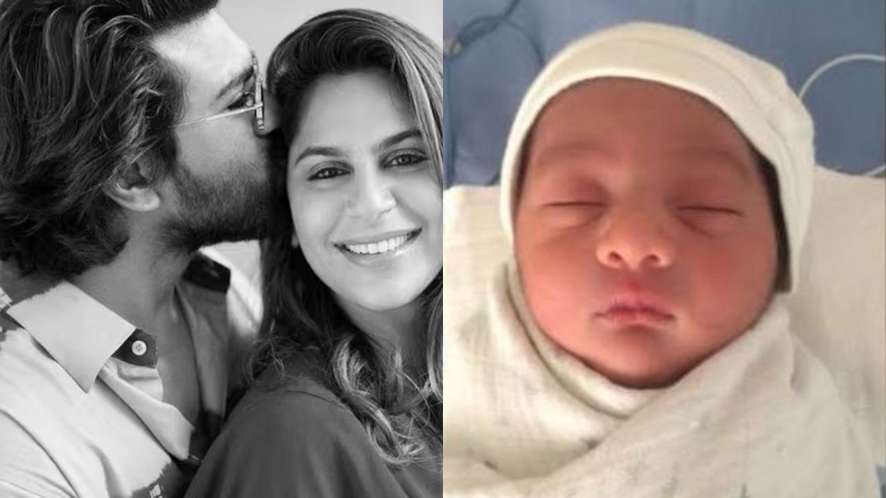 Ram charan blessed with baby girl