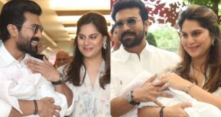 Ramcharan and Upasna with Daughter