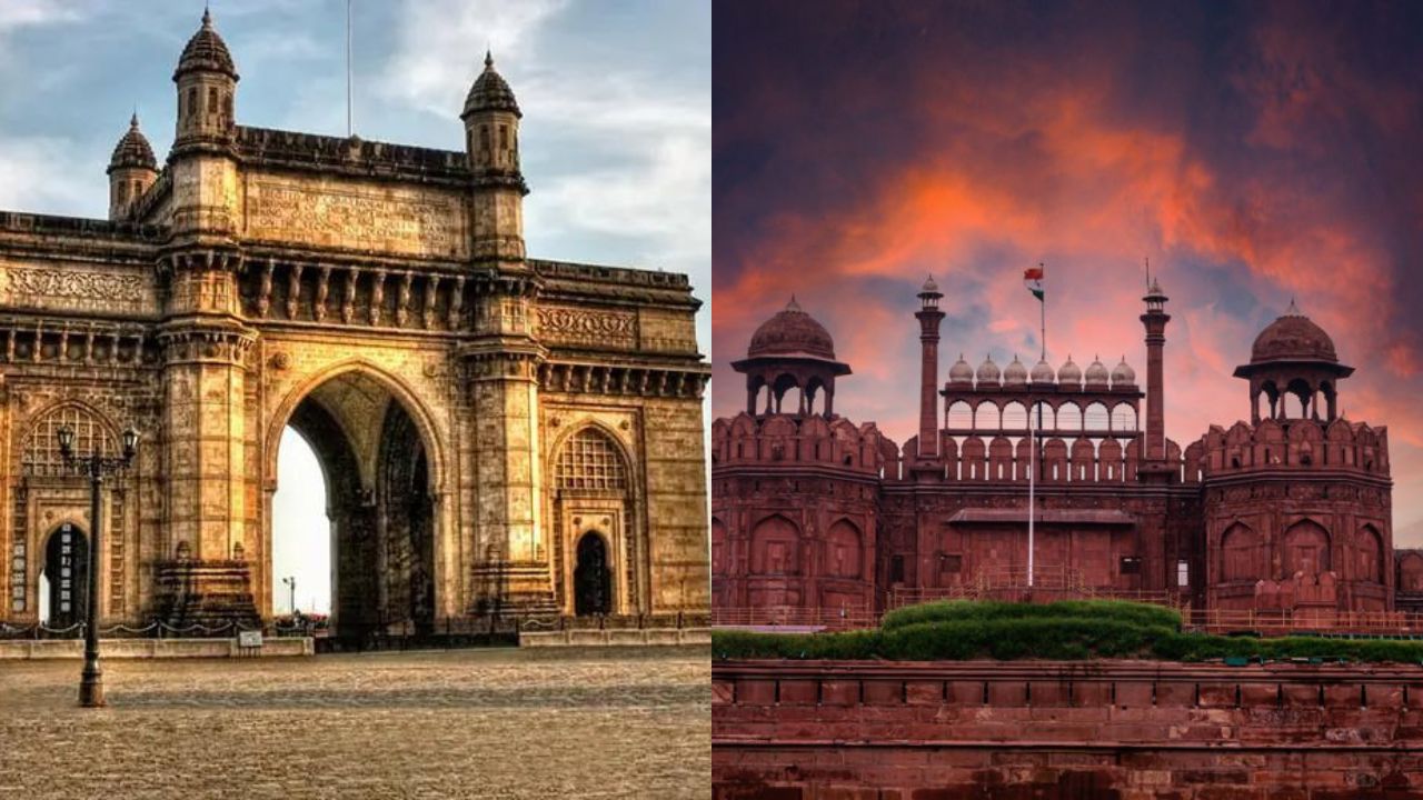 Red Fort and Gateway Of India