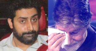 Amitabh Bachchan Cries due to Abhishek Bachchan