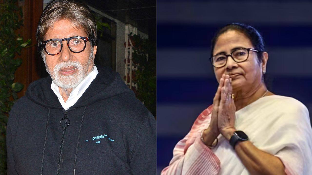 Amitabh Bachchan and Mamta Banerjee