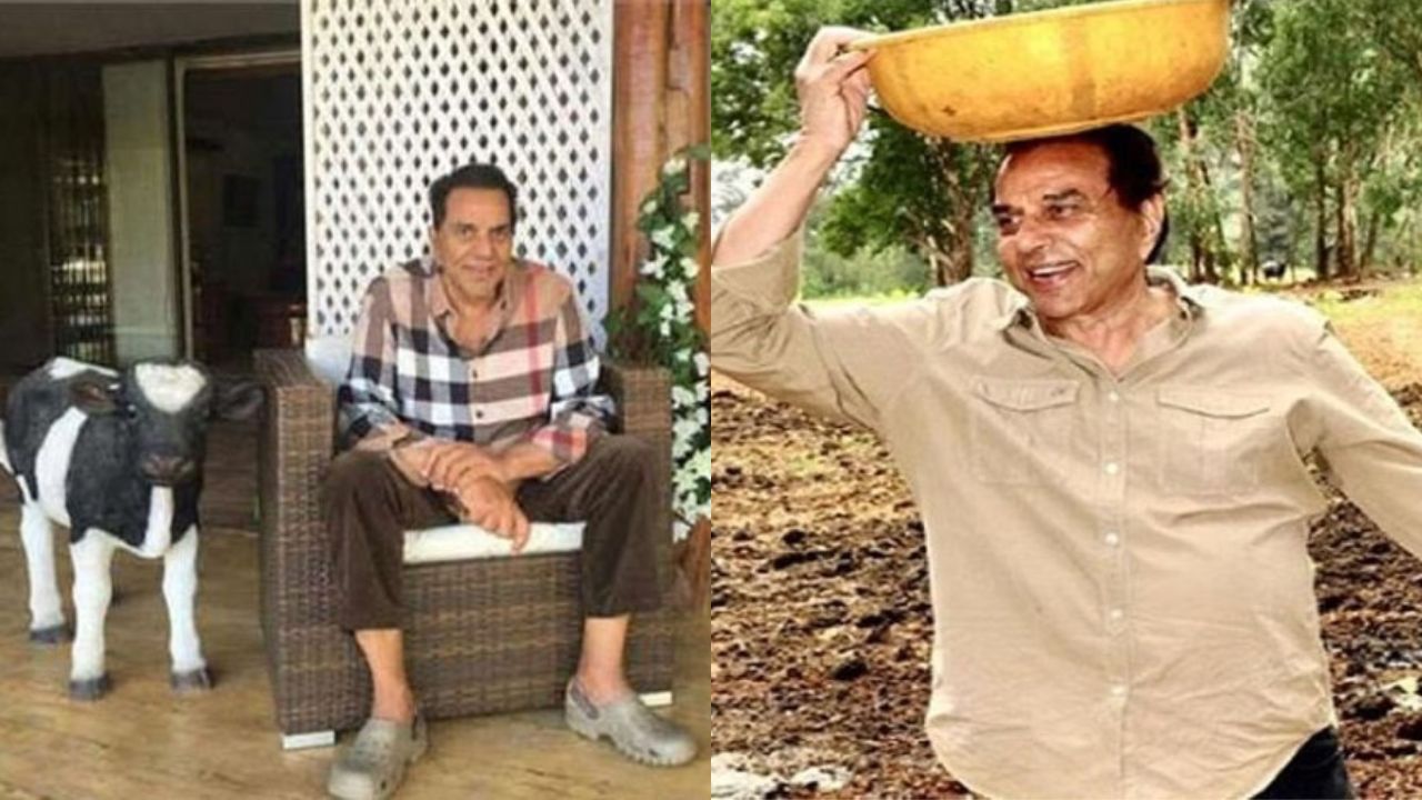 Dharmendra Spending quality time in village