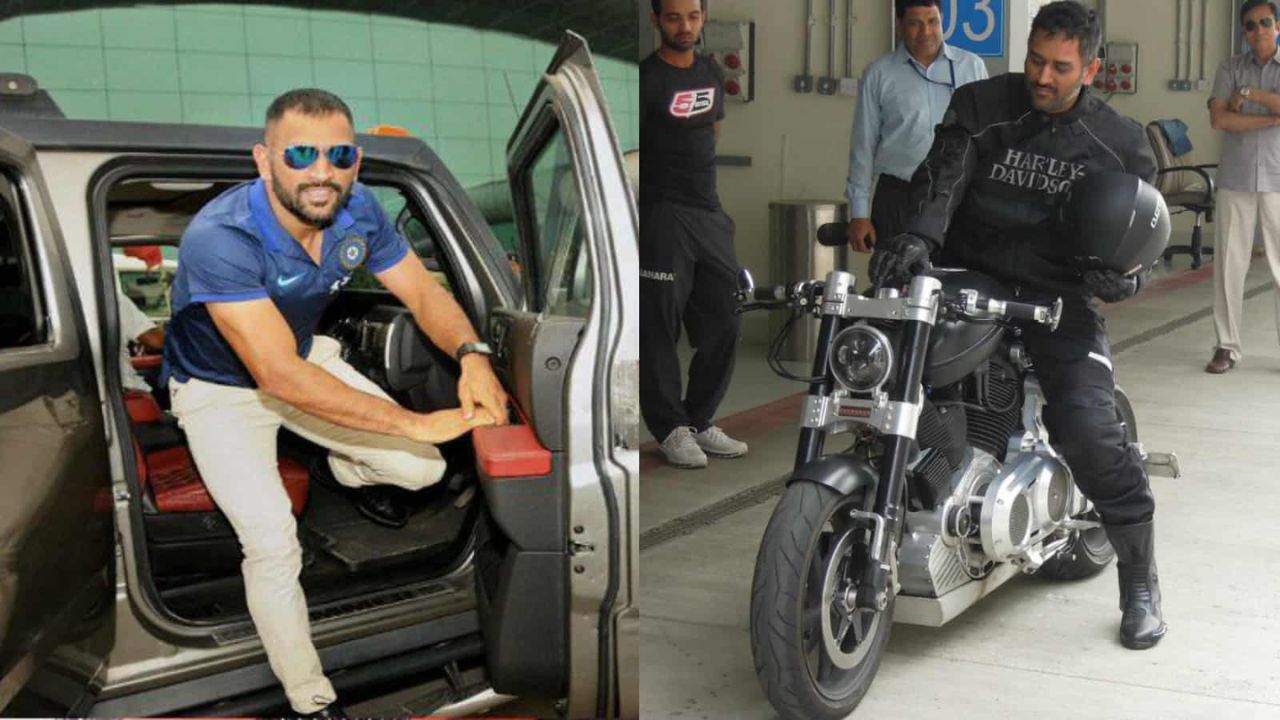 Mahendra Singh Dhoni Car and Bikes Collection