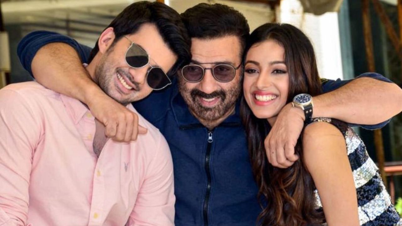Sunny Deol with Son and Daughter in Law