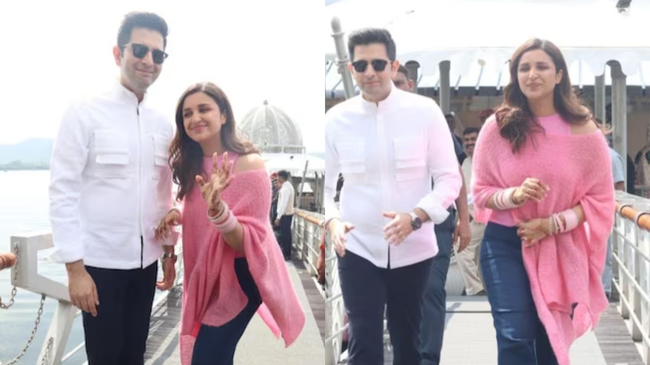 Parineeti and Raghav after marriage First Pics