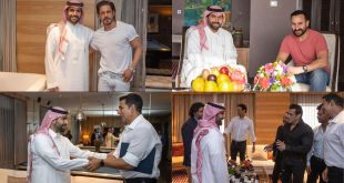 Bollywood Stars with Saudi Arab Politician at Mannat